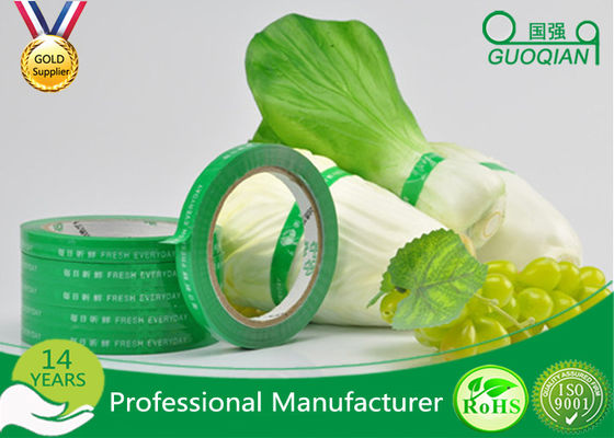 China Wasserdicht bedruckten Karton Dichtband,Nahrungsmittel Grad-kundenspezifische Druck Panzerklebeband für Gemüse fournisseur