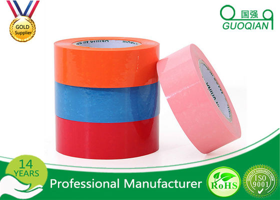 China Gewohnheit druckte rosa/blauen Packband, farbigen Klebeband-Umweltschutz 35 - 65 Mic fournisseur