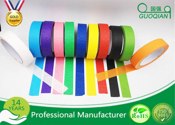 China Multi Farbe-Diy-Handwerks-Washi farbiges selbsthaftendes Kreppband für Kleinkinder, Kleinkinder u. Erwachsene fournisseur