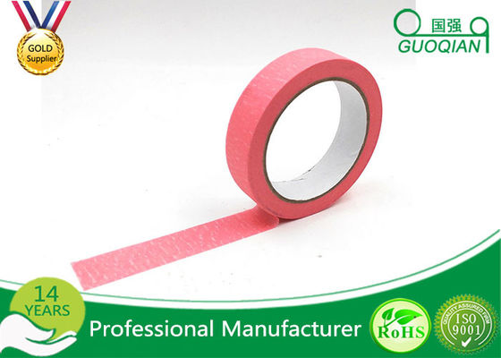 China Büro, das klebende Aufkleber einfachen Riss dekoratives Handwerks-Band-Rosa/Purpur/Rot beschriftet fournisseur