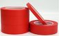 Hitzebeständiges Haftvermögen färbte selbsthaftendes Kreppband/roten Panzerklebeband fournisseur