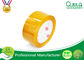 Gelbliches farbiges Panzerklebeband-wasserdichtes selbsthaftendes Kreppband für den Karton, der heißen Schmelzkleber versiegelt fournisseur